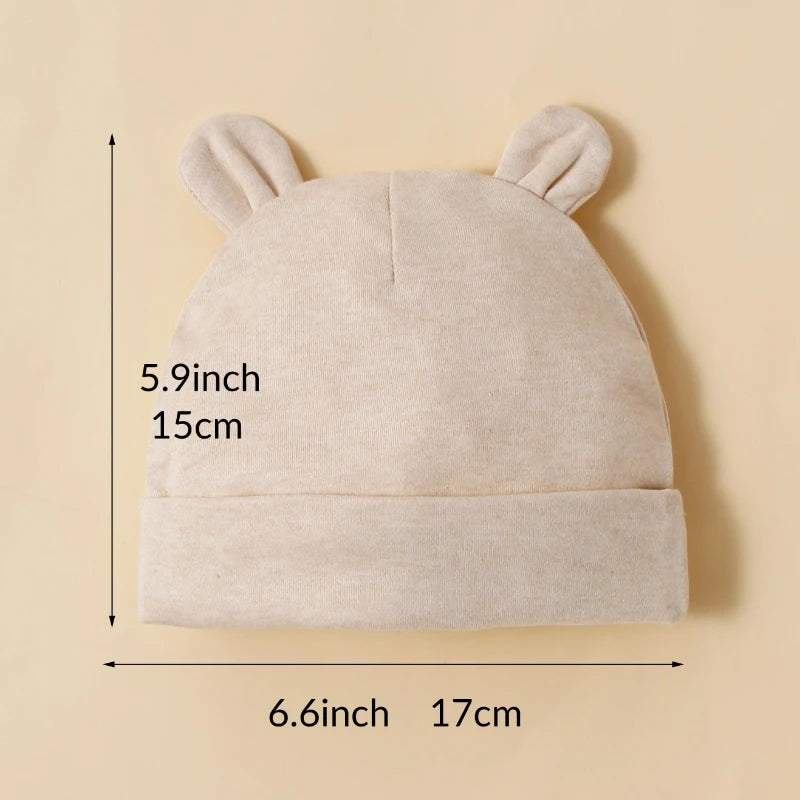 3er-Set Unisex Babymützen – Weich, Bequem & 100 % Baumwolle 👶🧢